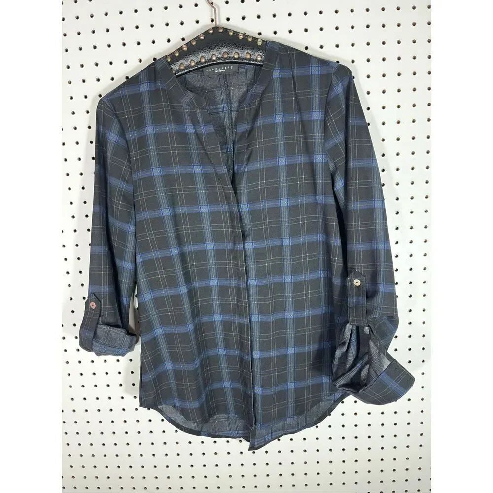 Sanctuary plaid blouse size M